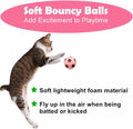 PETFAVORITES Foam Soccer Balls Cat Toys - Pack of 12