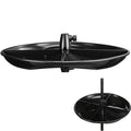 Geelin 21'' Plastic Bird Seed Catcher Tray for 1'' Outdoor Pole Feeders, Removable Bird Seed Catcher Tray for Hummingbird Bee Feeders Outdoors, Backyard, Garden, Not Included Pole