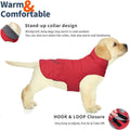 Petglad Waterproof Dog Winter Coat with Pocket, Fleece Snow Vest for Dogs