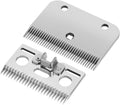 Horse Clippers Replacement Blades, Professional Stainless Steel Clipper Blades for Horse Equine Goat Pony Cattle, 35-Tee