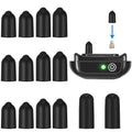 Weewooday 24 Pieces Shock Collar Dog Rubber Tips Training Collar Replacement Parts Silicone Covers for Training Rubber Dog Shock Prongs or Anti Bark Collars Tool(13 mm,16 mm,20 mm)
