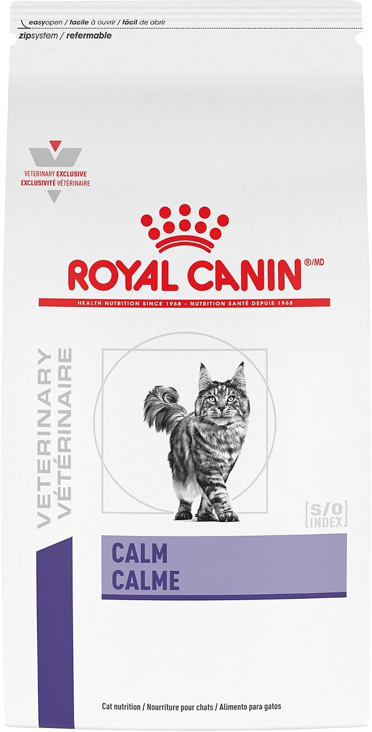 ROYAL CANIN Veterinary Diet Feline Calm Dry Cat Food, 4.4 lb