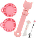 5PCS Cat Food Can Spoons & Can Lids Set, for Cat Dog Wet Food Storage