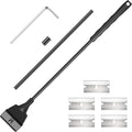 Honoson Aquarium Glass Scraper 21.65" Fish Tank Cleaner Tool Kit 5 Blades
