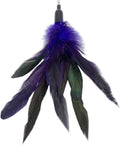 CATENESS Cat Feather Toys Refills, 10 Pieces Cat Wand Replacement Feathers Toy for Indoor Cats