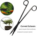Aquarium Tweezers, Capetsma Stainless Steel Aquarium Plant Tools Long Aquascaping Tools Scissors Spatula Aquatic Plants 