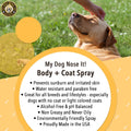 My Dog Nose It Coat and Body Spray - Sun Protection for Your Dog, Protects Against Harmful UVA/UVB Rays