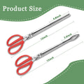2pcs Snake Feeding Tongs, 15 inch Snake Hook Snake Grabber Tool Snake Stick Reptile Tongs for Bearded Dragon Snake Repti
