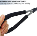 WYuZe 5FT Double Dog Leash No Tangle, Rope Dual Leash for Walking 2 Dogs, Reflective Two Way Split Lead with Soft Handle for Medium Large Dogs, Black