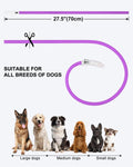 Joytale Light Up Dog Collar, LED Silicone Cut-to-Fit Rainproof