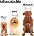 Bullibone Nylon Dog Chew Toy for Aggressive Chewers - Dental Hygiene Bone with Bacon Flavor, Durable Tough Chew Toys for