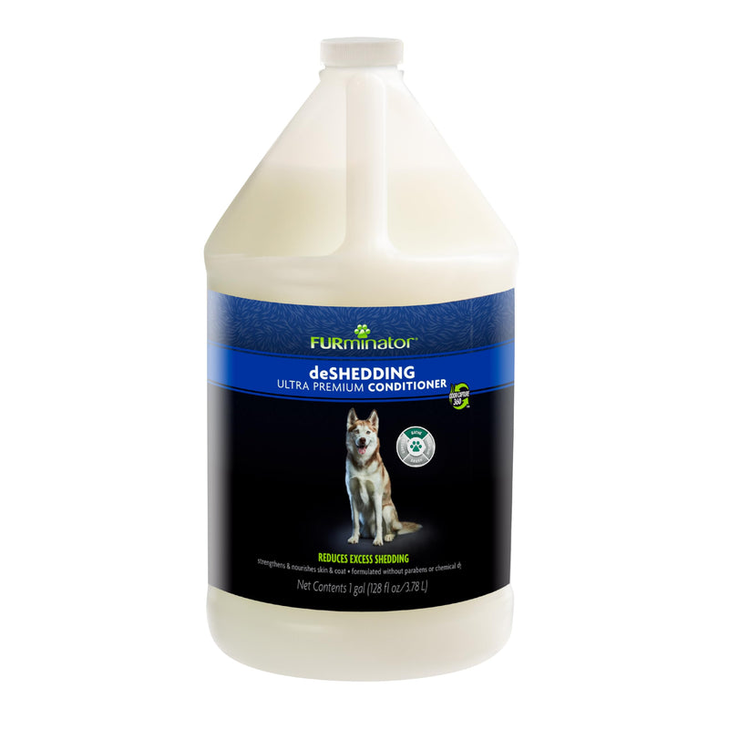 FURminator® deShedding Ultra Premium Conditioner for Dogs, 128 Oz, with Pump
