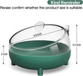 Hamster Bathtub,Hamster Sand Bath,Hamsters Bathroom,Sand Bath Container,Toilet for Dwarf Hamsters,Gerbils,Mice and Small