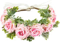 GORGECRAFT Dog Wedding Flower Collar Adjustable Puppy Outfit Floral Attire Collars Flowers Headband Wreath Garland Photo
