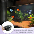 Laoha 2 PCS Floating Betta Hammock & Shrimp Shelter – 3D Printed Aquarium Decor with Feeding Ring, Safe Resting Spot for