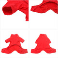 Lovelonglong Four Feet Dog Lightweight Pajamas, Pure Cotton Dog Jumpsuits 4 Legs Dog Onesies T-Shirt Stylish PJS Puppy C
