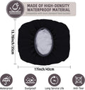 2-5 Gallon Horse Bucket Cover, Waterproof Horse Feed Bucket Cover, Lightweight and Easy to Use (Excluding Bucket, Black)