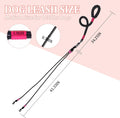 Double Dog Leash No Tangle, Adjustable Split Leads Three Pet Walking Leash with Comfortable Padded Handle for Three Dogs