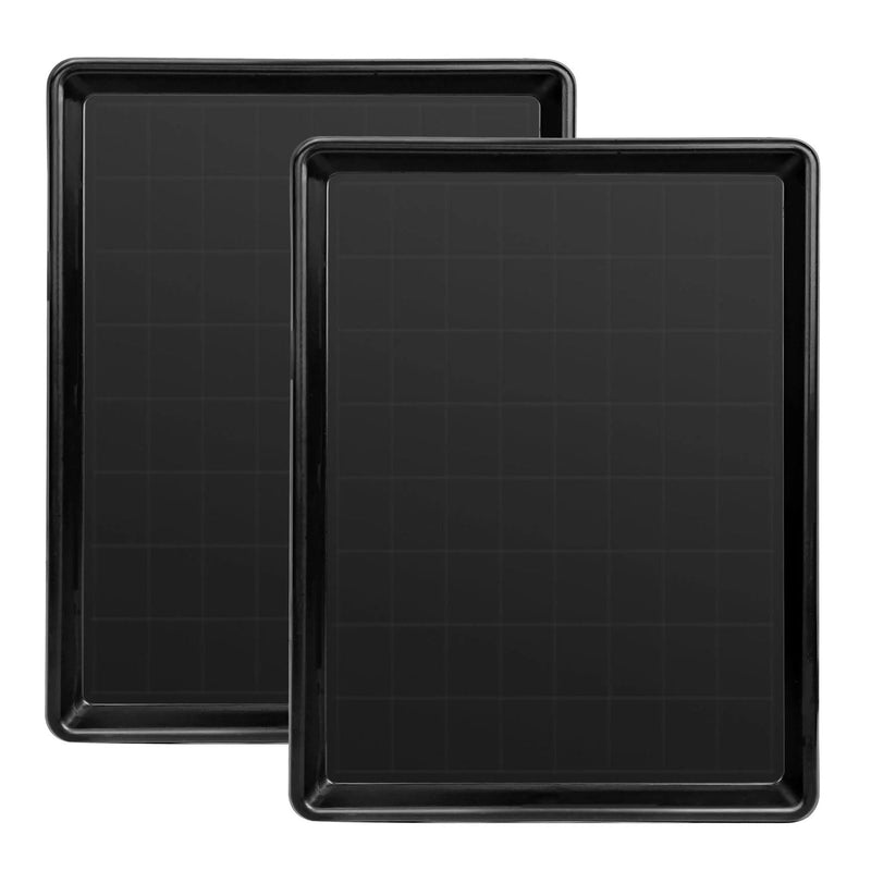 cerbordy Large Dog Crate Replacement Pan, ChewProof Plastic Bottom Tray for Pet Kennels, Black, 31.9 x 22.8 Inch, Easy Clean