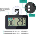 Reptile Thermometer Hygrometer Digital Gauge with Hook & Suction Cup, Accurate Temperature and Humidity Monitor for Rept