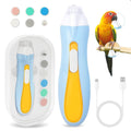 Bird Nail Grinder,Bird Nail Trimmer,Bird Beak Trimmer with LED Lights,Electric Bird Beak Grinding Stone,with 6 Grinders 