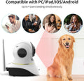 VSTARCAM Pet Camera with Laser, 3MP 2.4GHz WiFi Interactive Dog & Cat Laser Toy with Night Vision, Motion Detection Aler