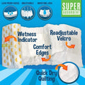 Bodhi Dog Disposable Male Dog Diapers - Super Absorbent, Leak-Proof Pee Wraps - Adjustable Fit, Comfortable Design, Adva