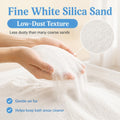 Sukh Hamster Sand Bath - White Fine Silica Sand, Hamster Hides & Cleaning
