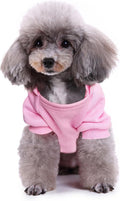 Print Dog Hoodies for Small Dogs, Soft Fleece Puppy Sweatshirts with Bow