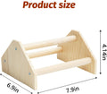 YLSURNY Baby Chicken Perch Strong Pine Wooden Chick Jungle Gym Roosting Bar, New-gen Durable Chicken Perch Toys for Coop and Brooder 7.9 X 6.9 X 4.14’’ Chicken Perch(Can be Used for Baby Turkeys)