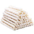 MON2SUN Dog Rawhide Twist Sticks Natural 5 Inch Thin Sticks Rawhide Chews Treats for Puppy and Small Dogs 60 Count, 12.7oz