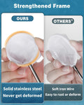 Pawfly Aquarium Shrimp Net, 2 Inch Tiny Fish Tank Net with Extendable Stainless Steel Handle, Soft Round Fine Mesh for S