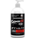 Wild Alaskan Omega-3 Blend Pollock + Salmon Oil for Dogs & Cats (32oz). 100% Pure Fish Oil Supplement with EPA & DHA for Joints, Skin & Coat, Itching, Shedding, Immune & Heart. Tasty & Easy to Give.