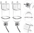 UPKOCH 2 Pack 350ml Small Animal Water Bottle, No Drip Pet Dispenser for Guinea Pig Rabbit Hamster Bunny, Hanging Cage F