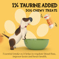 Dog Treats Chews, 6.5" Chicken Wrapped Rawhide Knotted Bones