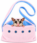 Meow&Woof Sugar Glider Bonding Pouch & Small Animal Carrier - Escape-Proof Sling for Hedgehogs, Ferrets, Hamsters Soft C
