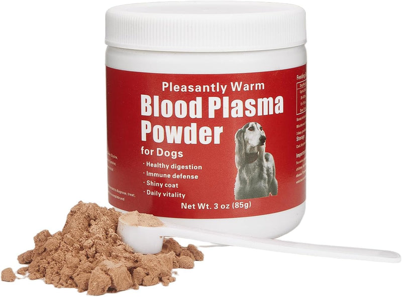 Blood Plasma Powder for Dogs – Spray-Dried with Amino Acids & Minerals for Gut Health, Immunity & Show-Ready Coat – Supp