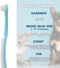 Small Dog Toothbrush, Cat & Puppy Tooth Brushing Kit, Ultra Soft & Mini Head Teeth Brush for Kitten & Tiny Pet, Doggy To