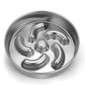 Slow Feeder Dog Bowl, 2 Cups Stainless Steel Heavy Duty with Non-Slip Base 8.7 inch Puzzle Maze Dog Food Bowls for Medium, Large Breed Size Dogs to Slow Down Eating