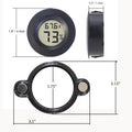 2 PCS Magnetic Temperature and Humidity Monitor for Jumping Spider Enclosure Accessories Digital Thermometer Hygrometer 