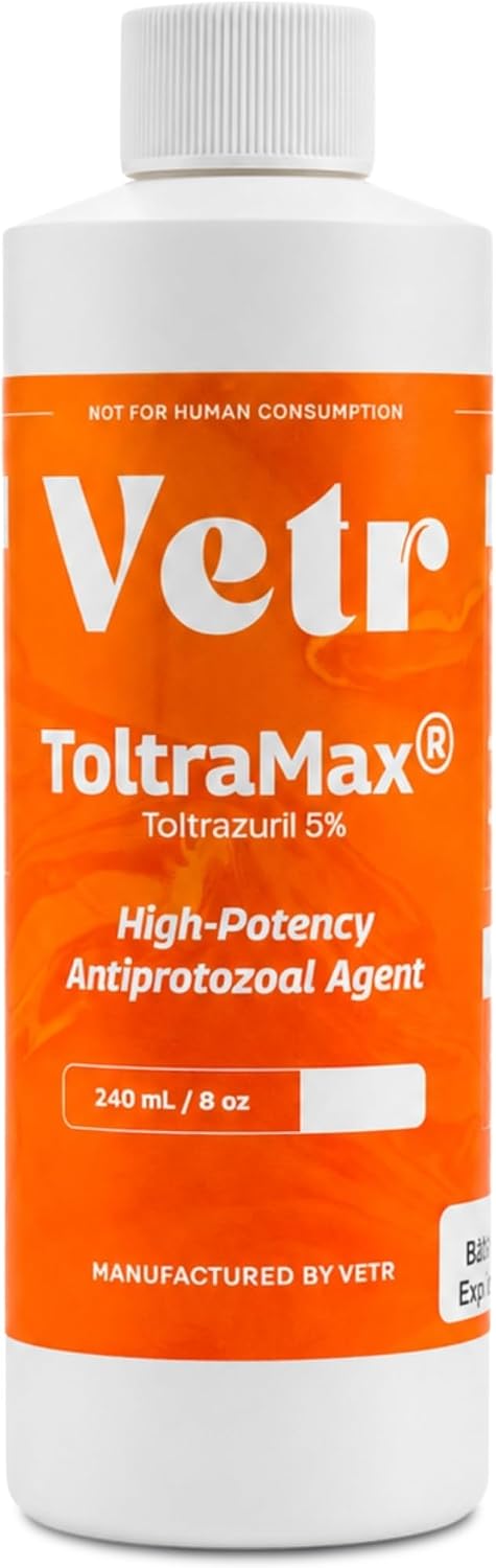 Toltrazuril 5.0% for Horses, Dogs, Cats, 240mL/8.1 Ounce, for Non-Food Chain Animals