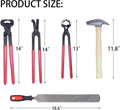 13 Pcs Professional Farrier Tools Farrier kit Horse shoeing Tools Farrier Supplies Farrier Tools for Horses Cattle Sheep