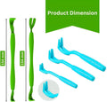 Tick Remover Tool - Safe & Easy Tick Remover for Humans and Pets - Effective Tick Remover for Cats and Dogs - Small to XL Tick Removal Tool for Dogs - Twist & Pull Tick Removal Kit (Set of 5)