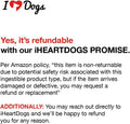 iHeartDogs Brushy Sticks - Dental Treats for Dogs Removes Plaque and Tartar Buildup - Grain-Free Dog Teeth Cleaning Chews Made with Chicken - 30 Mini Sticks