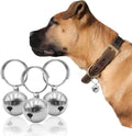 SKYPIA Round Dog Bells Dog Charm Bells Pet Pendant, 3 PCS Anti-Lost Training Bells for Collars, Suitable for Pet Pendant
