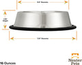 Neater Pet Brands - Stainless Steel No-Skid & Non-Tip Pet Bowl for Cat or Dog Food or Water
