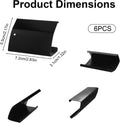 6pcs Large Reptile Tank Clips, Metal Heavy Duty Terrarium Tank Cover Clip Replacements Suitable for 30-Gallon or Larger 