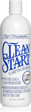 Chris Christensen Clean Start Clarifying Dog Shampoo - Pro-Vitamin Formula that Won’t Strip the Coat! Removes Product Bu