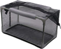 Aquarium Breeder Net Isolation Box Nylon Mesh with Hollow Foam Floatation Rods Versatile with Zipper for Fish Spawn Hatc