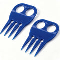 2PCS Equestrian Sectioning Comb, Wear-resistant Plastic Mane & Tail Comb, Special Styling Tool for Long-haired Pets